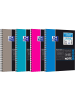 Oxford Notebook Studium A4+ liniert 7mm 80 Blatt 90 g/qm Optik Paper farbig ...