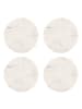 Butlers Butlers Untersetzer MARBLE 4er-Set in Weiß
