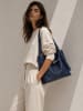 collezione alessandro Schultertasche " Roma " in blau