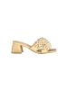 Laura Biagiotti Beige Polyurethan Damen Sandale