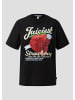 QS T-Shirt  in  99D1_schwarz