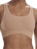 adidas Bustier SCOOP LOUNGE BRA in braun