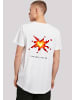 F4NT4STIC Long Cut T-Shirt SIlvester Party Happy People Only in weiß