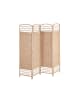 relaxdays Paravent in Natur- (B)180 x (H)180 cm