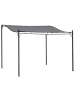 Outsunny Gartenpavillon 297L x 297B cm Grau