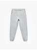 KOTON SWEAT BOTTOMS in Grau Melange