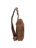 Greenburry Vintage Umhängetasche Leder 41 cm in brown