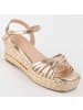Montevita Sandalen Keilsandalen Sparta Salia4 Gold in Golden