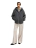 Marc O'Polo Woll-Kapuzen-Cape-Jacke relaxed in Dark Granite Melange