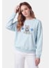 myMo Women Sweatshirt in Light Blue