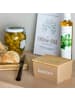 Bloomingville Butterdose HANYU Braun mit Holzdeckel