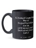 Mr. & Mrs. Panda Kaffeebecher Spruch Altenpflegerin Superheld mi... in Schwarz