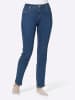 WITT WEIDEN 5-Pocket-Jeans in blue-stone-washed