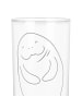 Mr. & Mrs. Panda Lieblingsglas Seekuh Happy ohne Spruch in Transparent