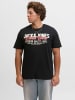 JACK & JONES PLUS T-shirt in Black