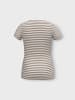 name it T-Shirt NKFSURAJA XSL TOP in mocha meringue