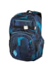 Nitro Hero - Laptoprucksack 17" 52 cm in fragments blue