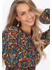IZIA Dress in green multicolor