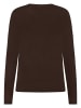 Zero  Feinstrickpullover mit Stehkragen in Chocolate Plum