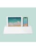 relaxdays Schreibtisch Organizer in Weiß - (B)40 x (H)5,5 x (T)18 cm