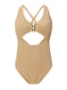 Linga Dore Badeanzug Badeanzug in Gold beige