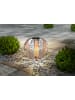 Globo lighting Solarleuchte "SOLARLEUCHTE METALL SILBERFARBEN, 1XLED" in silver