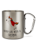 Mr. & Mrs. Panda Kaffeetasse Einhorn Super mit Spruch in Silber