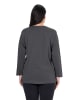 Ulla Popken Shirt in anthrazit melange