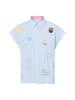 NÜMPH Bluse Ashley in weiß hellblau