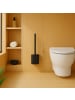 relaxdays Toilettenbürste in Silber - (B)9,5 x (H)40 x (T)10 cm