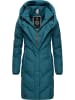 ragwear Wintermantel Natalka Melange in Deep Ocean