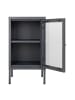 ebuy24 Vitrinenschrank Dalby Grau 38 x 35 cm