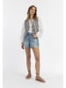 IZIA Damen Weste in Dunkelmarine Wollweiss