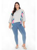 Usha Women Plus Size Longsleeve in multicolor green