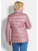GOLDNER Kurzgröße:  Steppjacke Übergangsjacke mit Muster-Mix in rosé