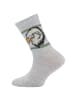 ewers Socken Adler/Rippe in hellsilber meliert