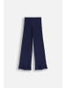 Coccodrillo Gerippte Leggings mit langem Bein in dunkelblau