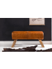 FineBuy Sitzbänk in Braun / Mango / 90x30x43