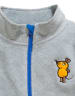 Playshoes Fleece-Jacke DIE MAUS in Grau/Melange