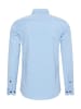 Rusty Neal Business Hemd Slim Fit Premium Cotton-Stretch in Hell Blau