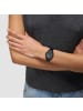 LIEBESKIND BERLIN Armbanduhr Round Staple Leather in schwarz