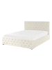 Beliani Doppelbett AMIENS in Beige - (W) 151 x (H) 109 x (L) 217 cm