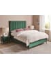 Beliani Schlafzimmer Set SEZANNE in Grün/Schwarz