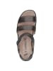 Caprice Sandale in DK GREY METAL.