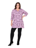 Ulla Popken Longshirt in dunkle rose