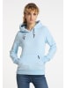 Schmuddelwedda Hoodie in Aqua Melange