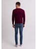CASH-MERE.CH Rundhals Pullover in Cranberry Rot