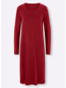 Heine Strickkleid in dunkelrot