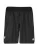 adidas Performance Shorts Donovan Mitchell in schwarz / weiß