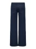 ONLY Jeans mit weitem Bein in Dark Blue Denim